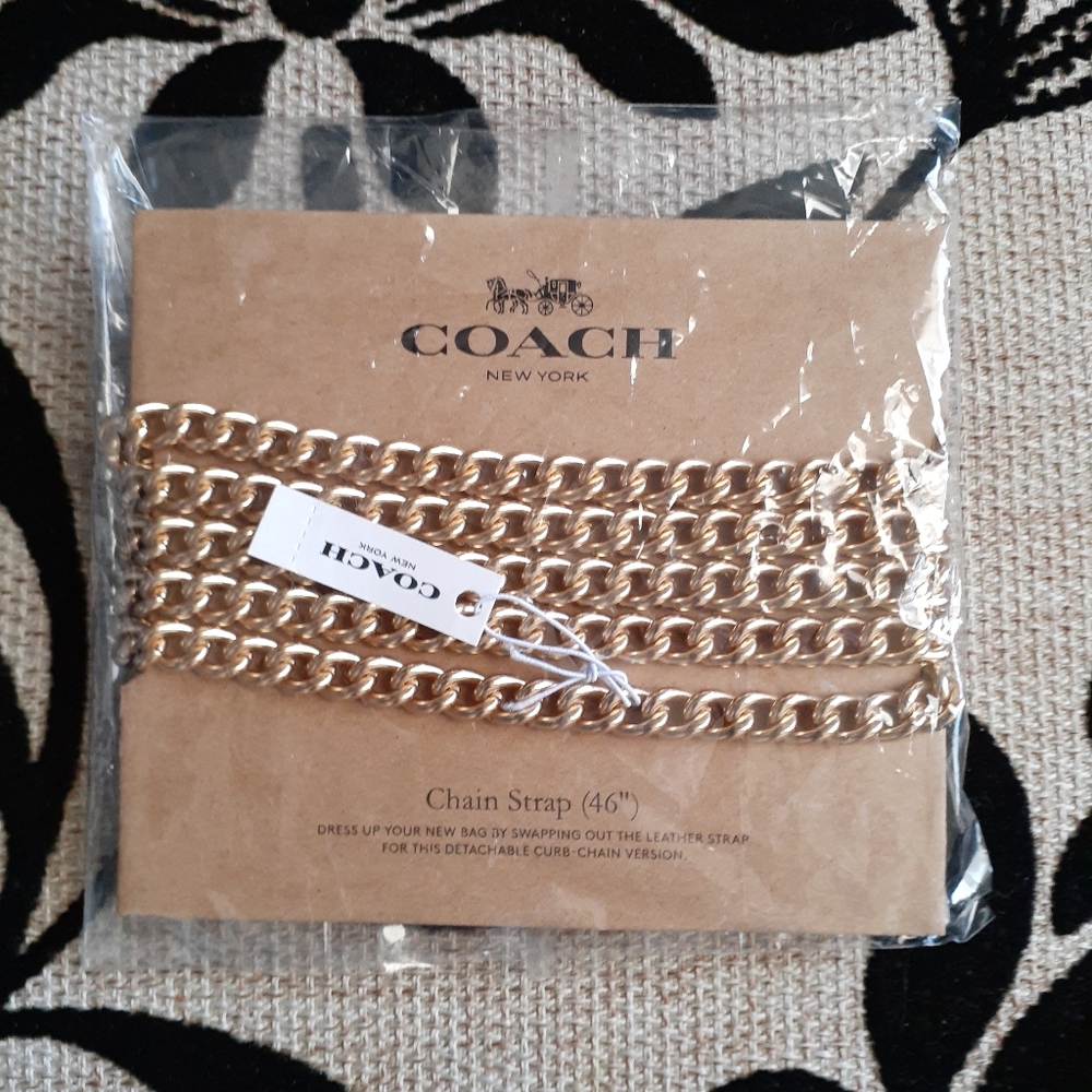 Coach chain strap
